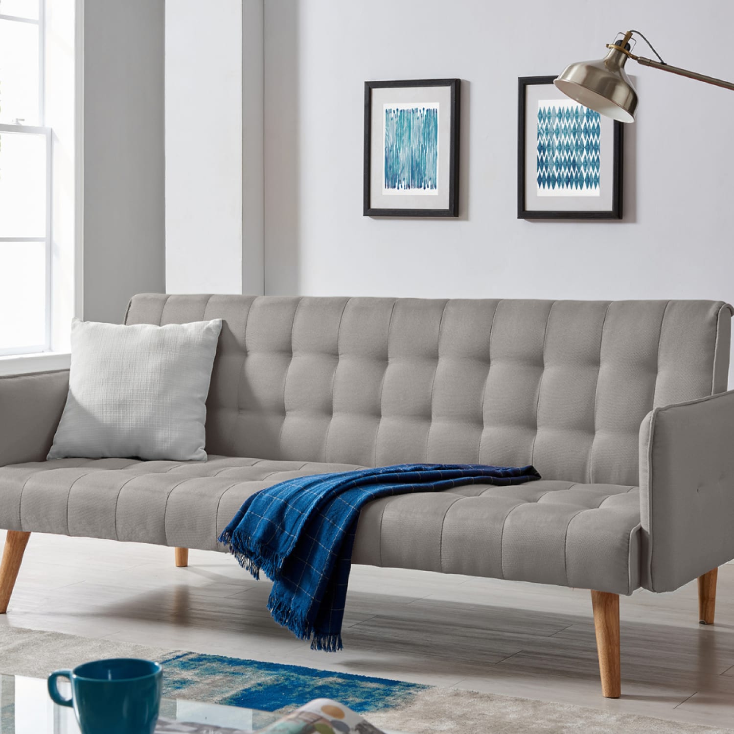 sveg - Canapé convertible Gris