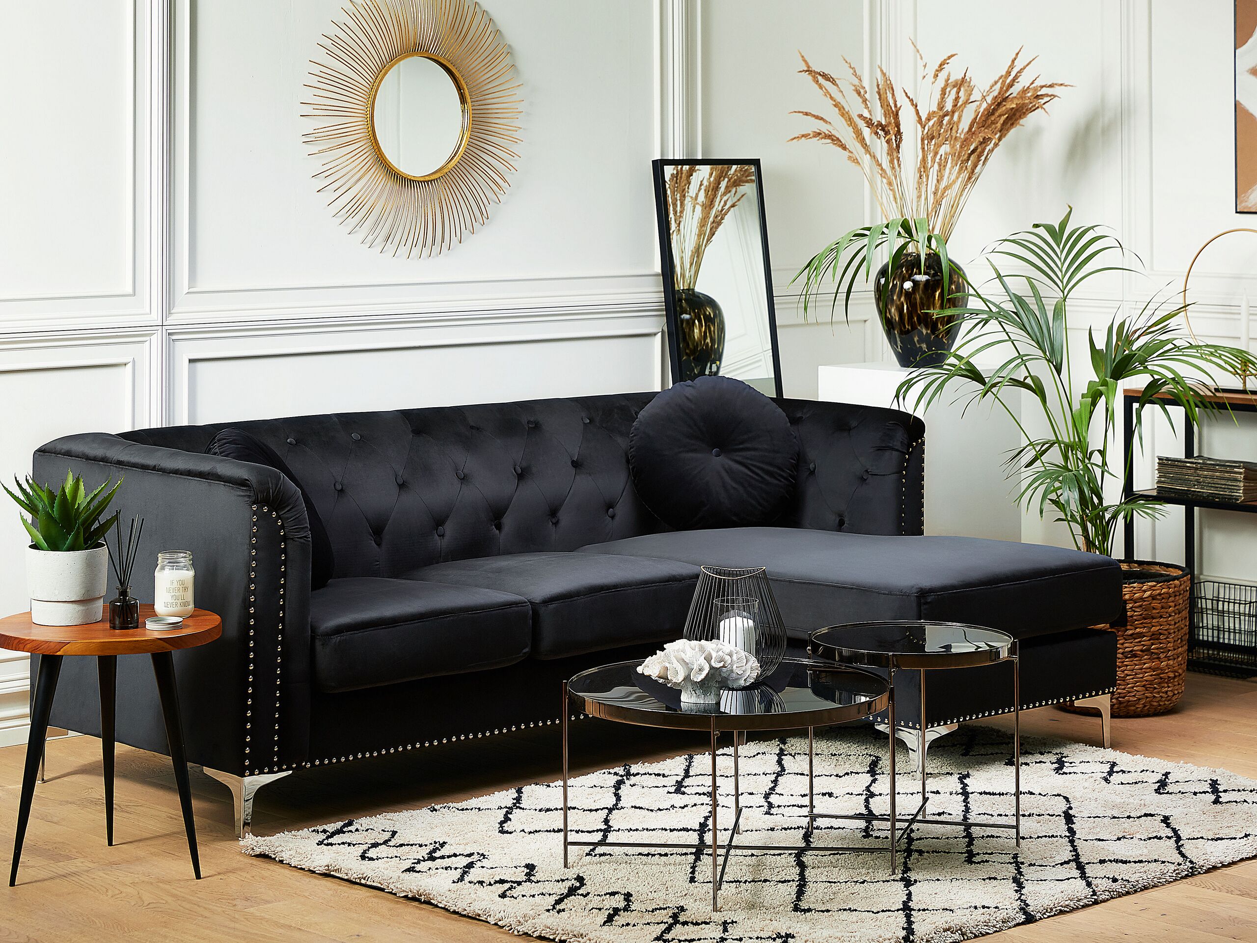 flen - Canapé relax Noir