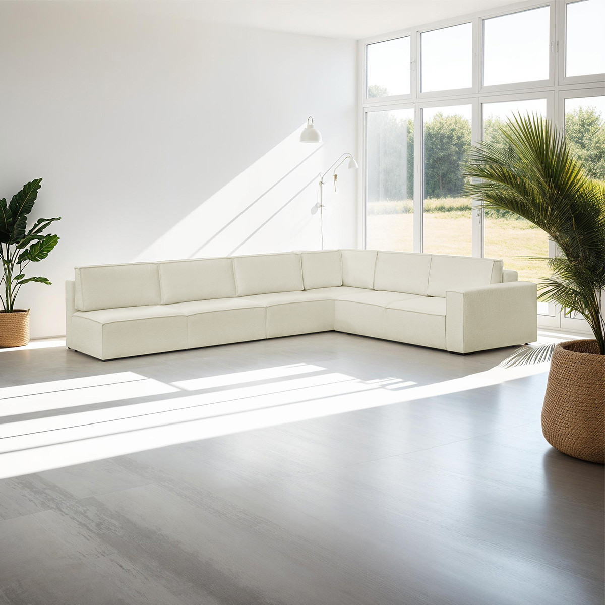 harpert - Canapé convertible Blanc