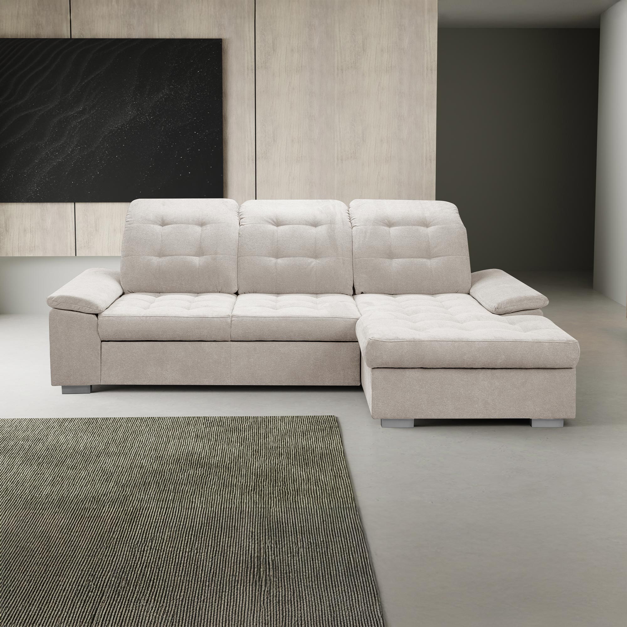 miya - Canapé convertible Beige