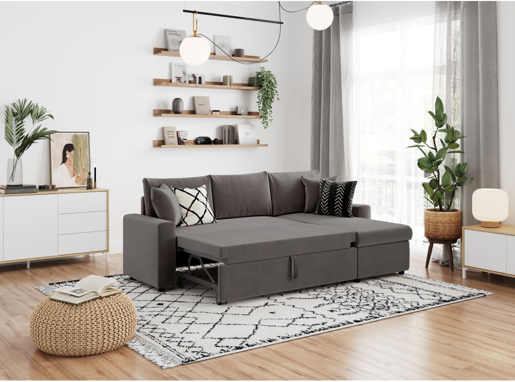 maria - Canapé convertible Gris