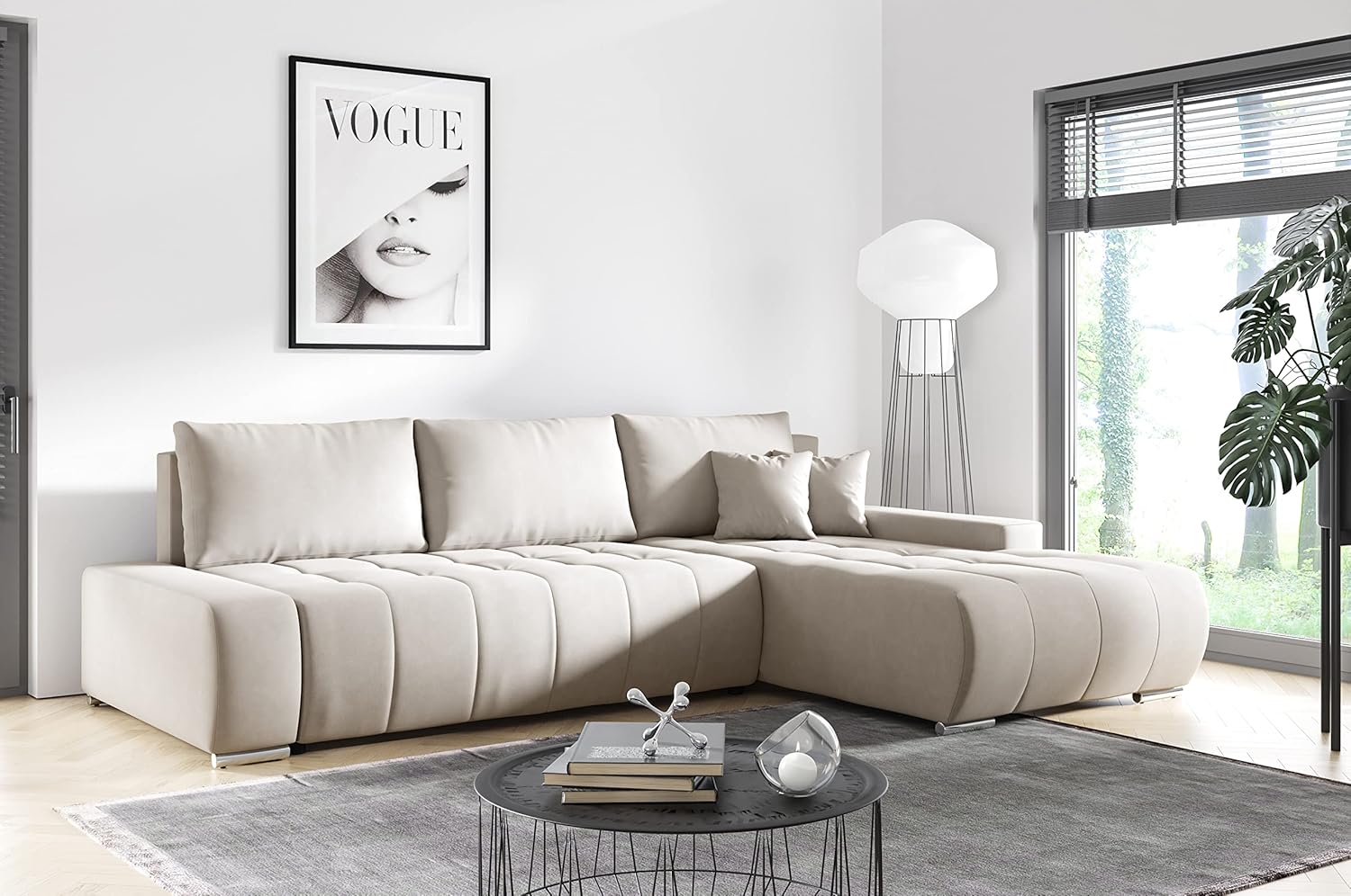 meluti - Canapé convertible Beige