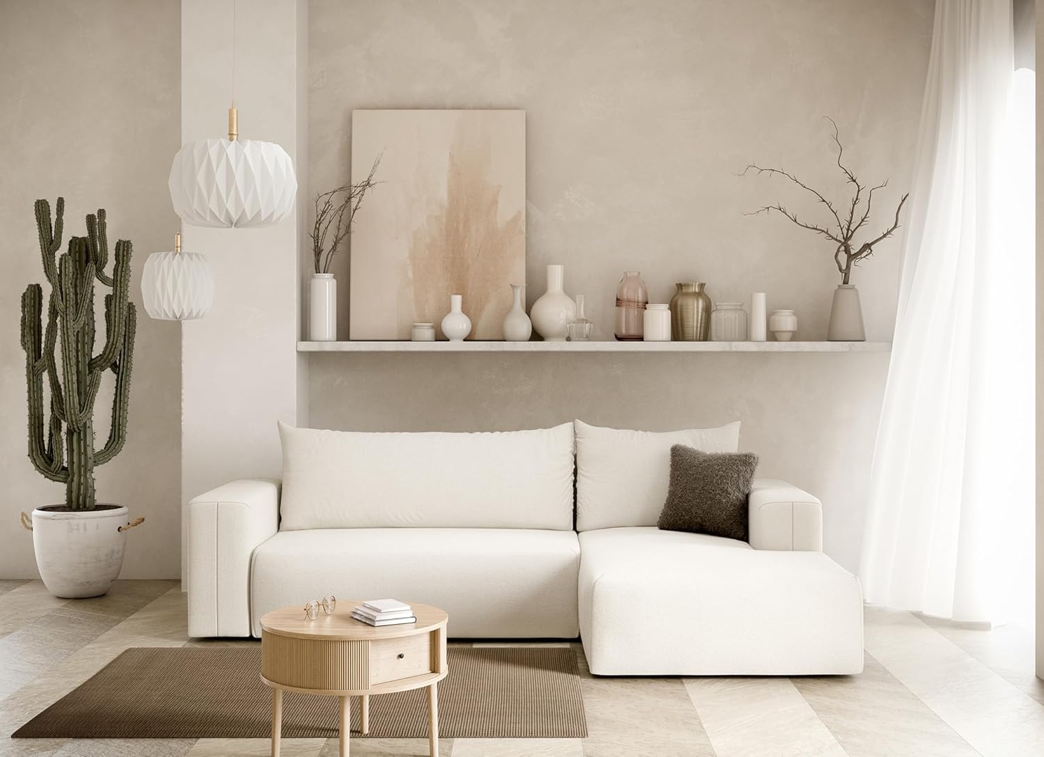 letto - Canapé convertible Blanc