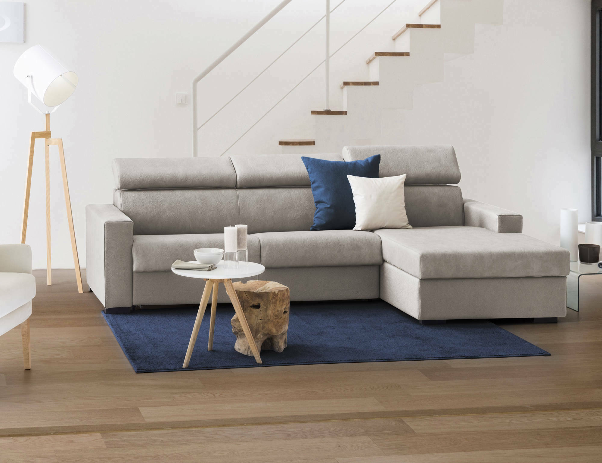 alibella - Canapé relax convertible Beige