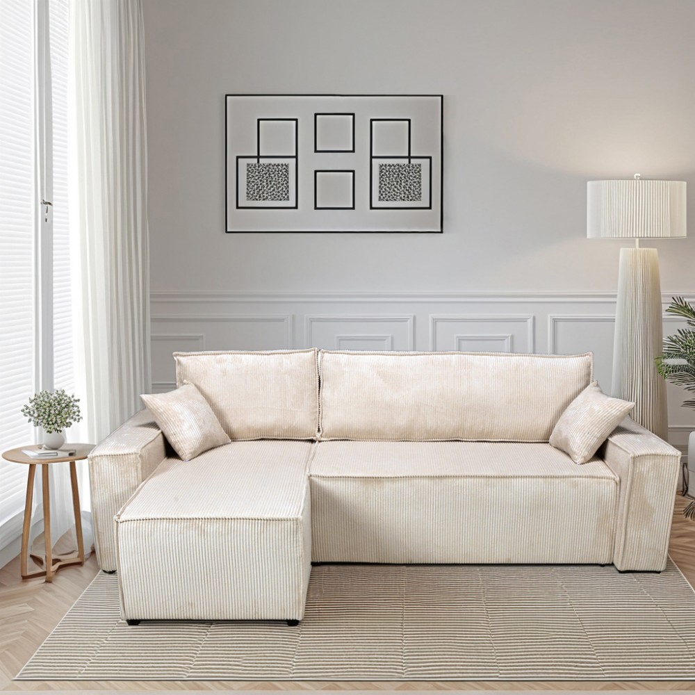 elise - Canapé convertible Beige