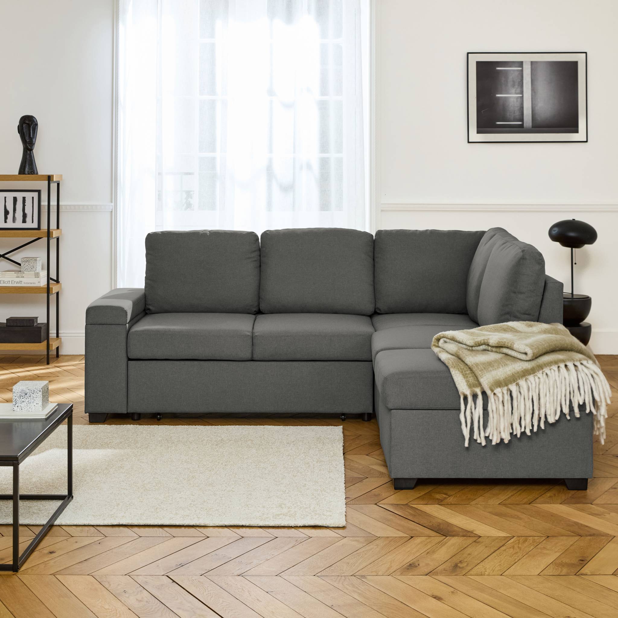 carl - Canapé convertible Gris