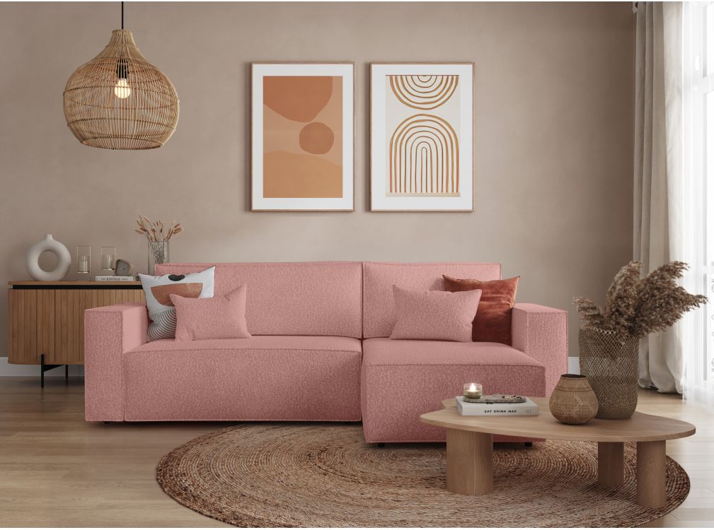 clarisse - Canapé convertible Rose