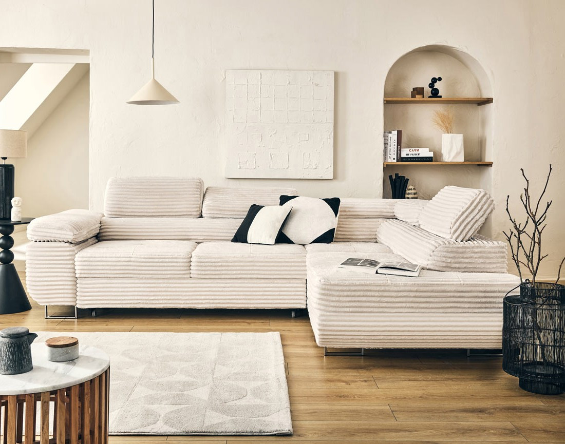 zaria - Canapé relax convertible Beige