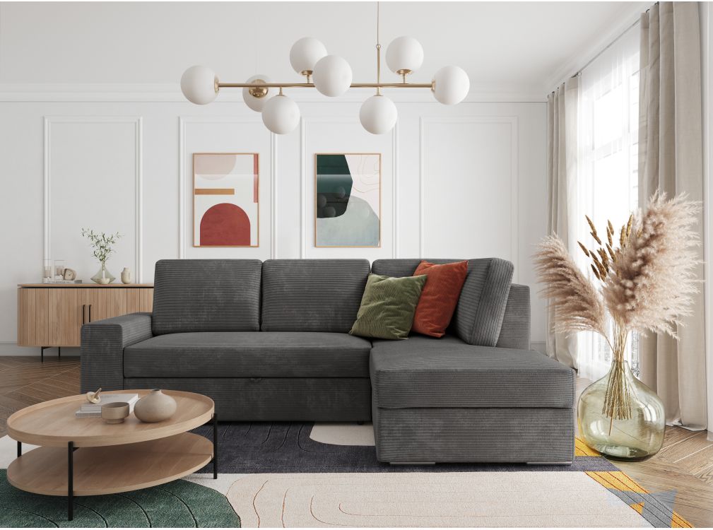 aden - Canapé convertible Gris