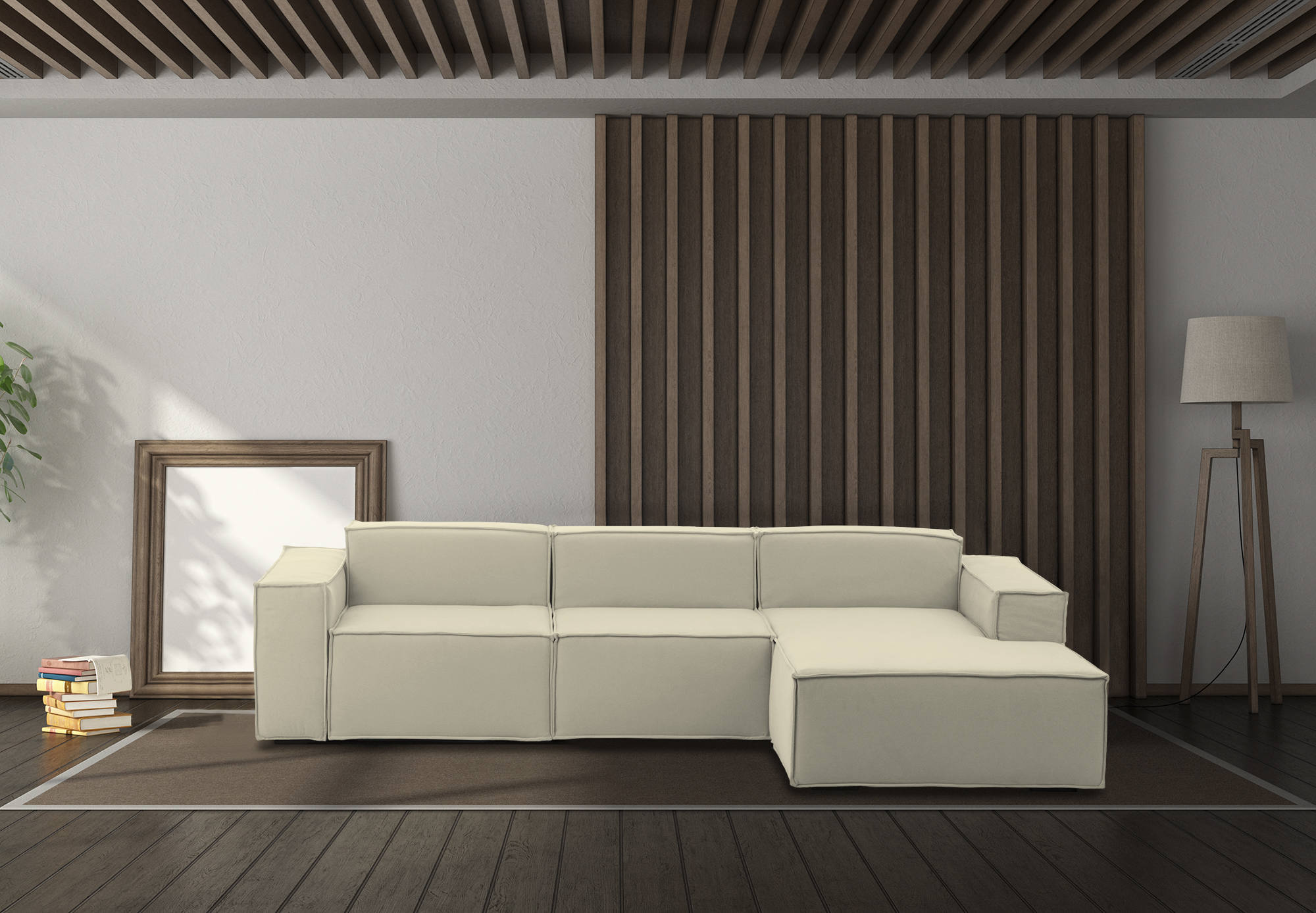Canapé convertible Beige