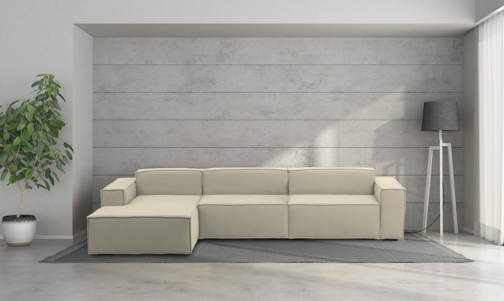 atrillo - Canapé convertible Beige