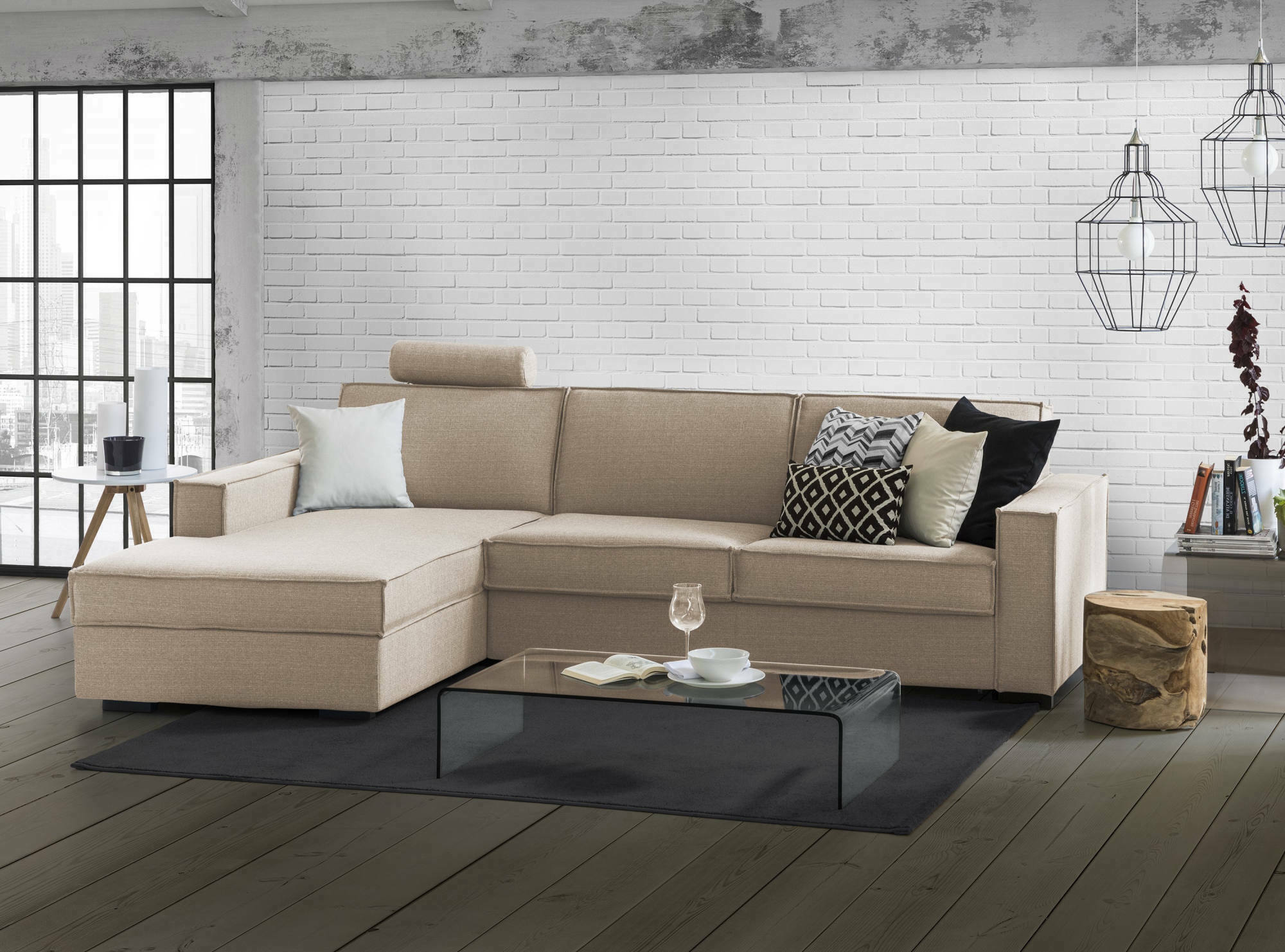 anila - Canapé Beige