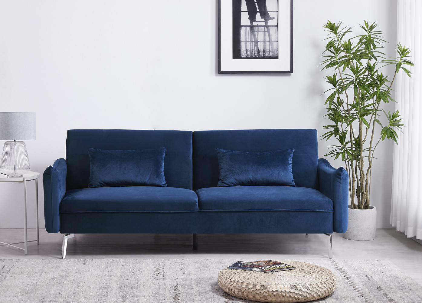 betty - Canapé convertible Bleu