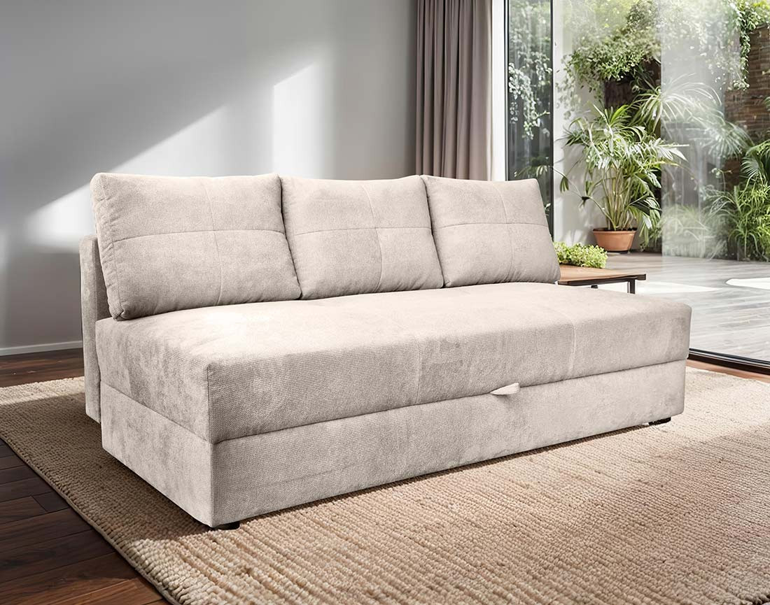 lucina - Canapé velours Beige