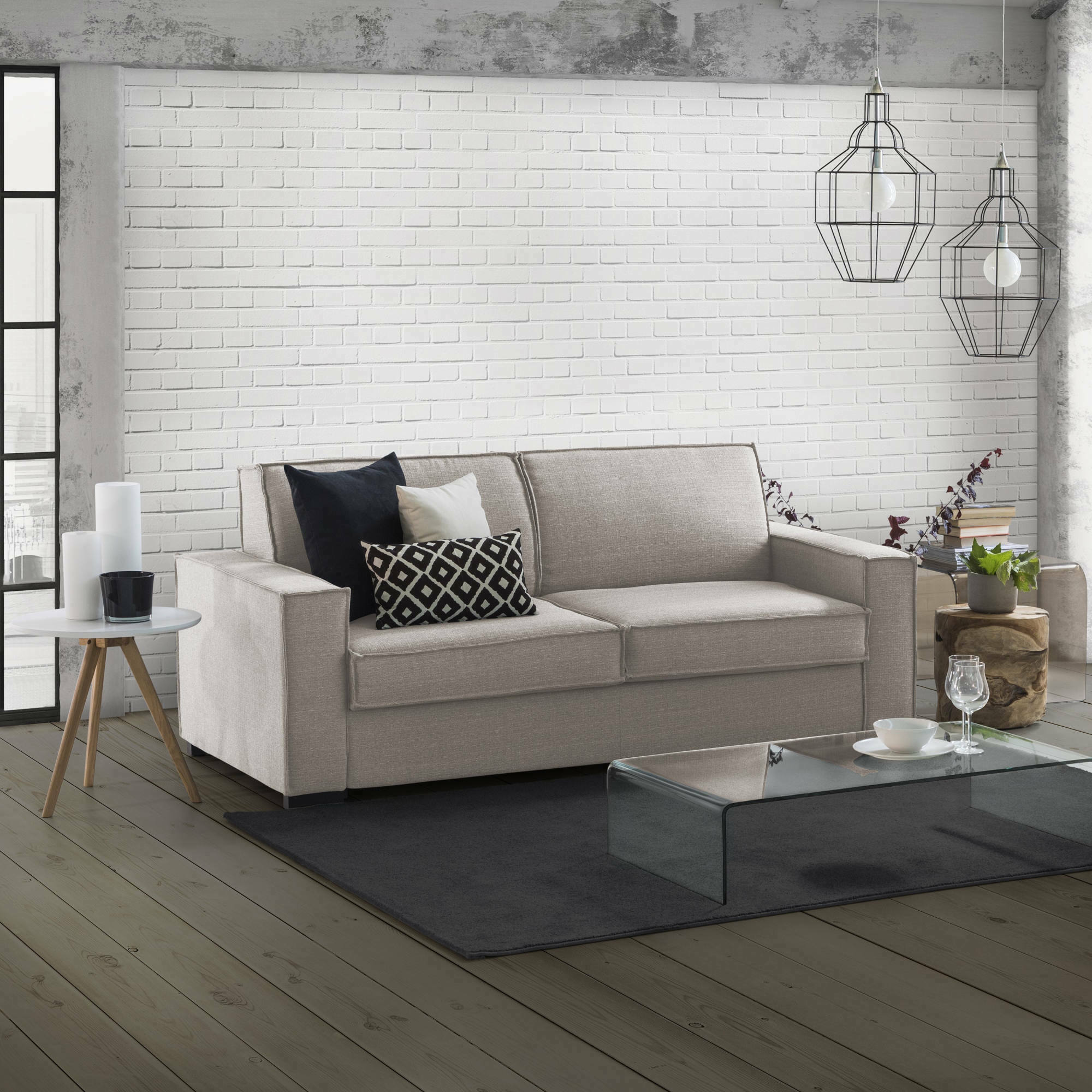 amapola - Canapé convertible Beige