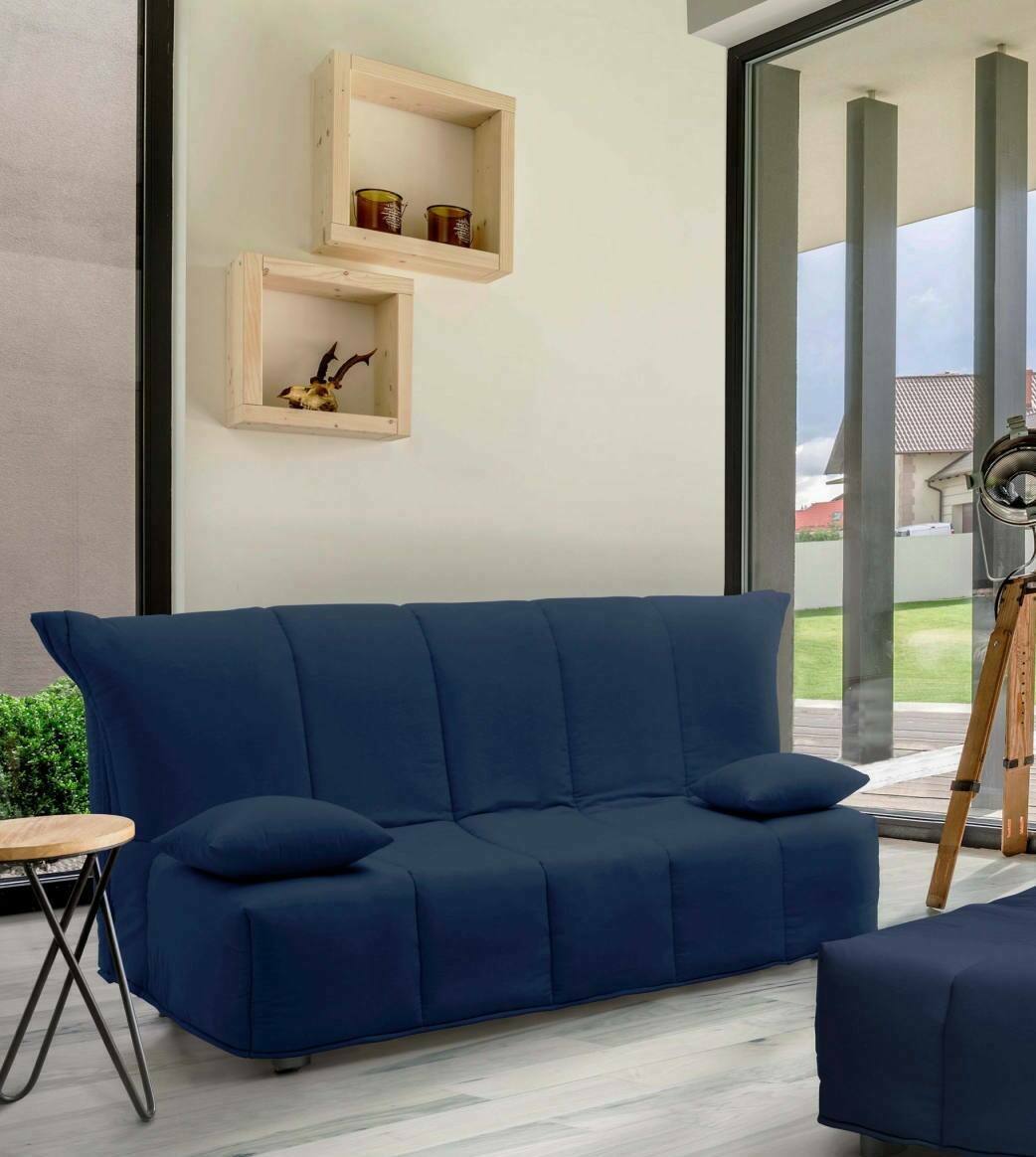 ariska - Canapé convertible Bleu
