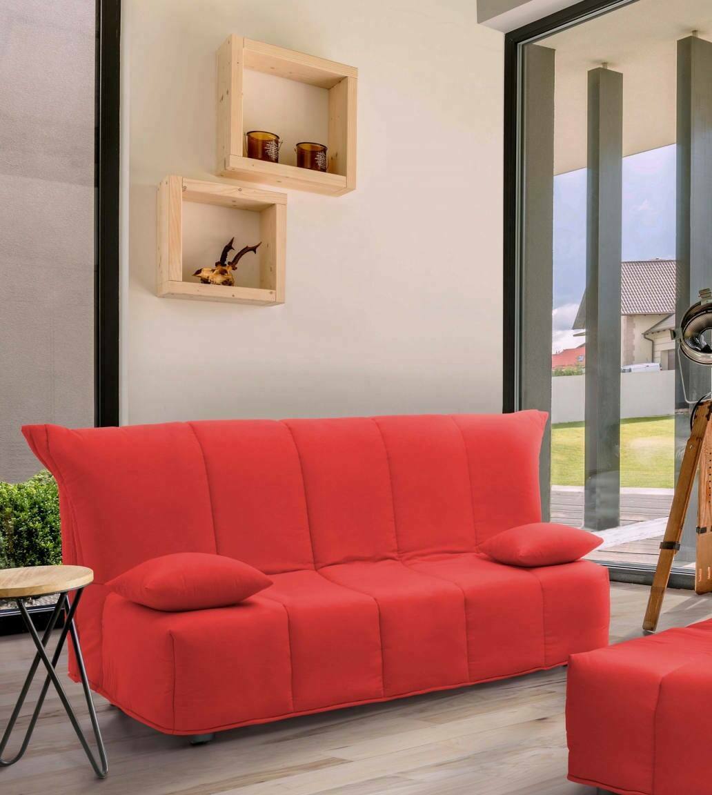 antal - Canapé convertible Rouge