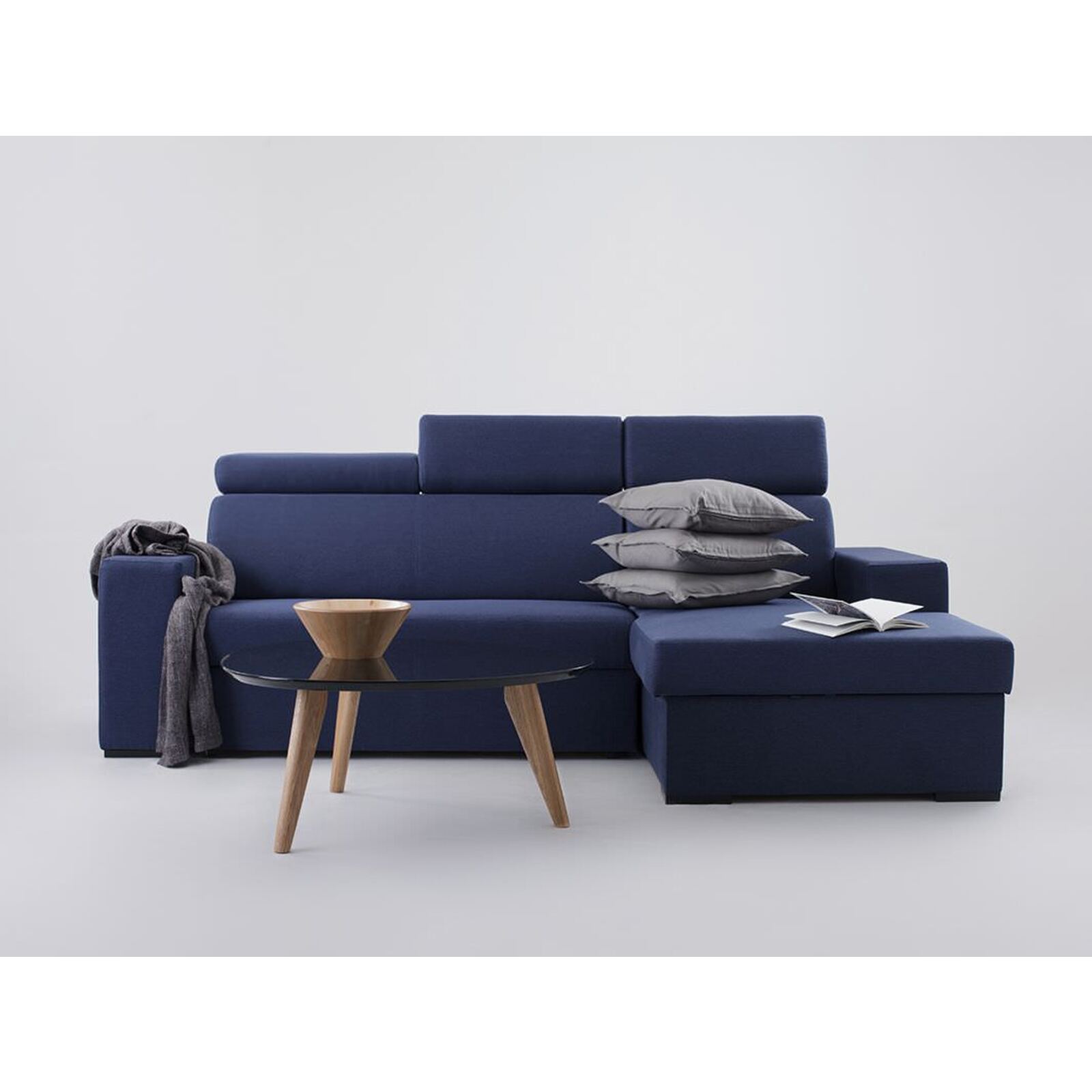 atlantica - Canapé relax convertible Bleu