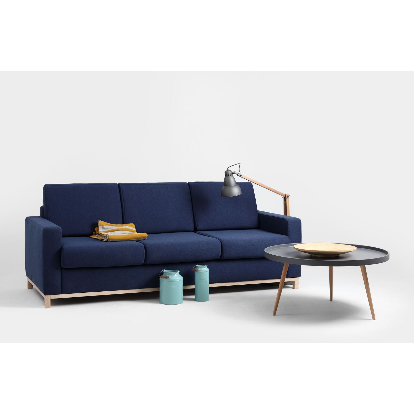 scandic - Canapé convertible Bleu