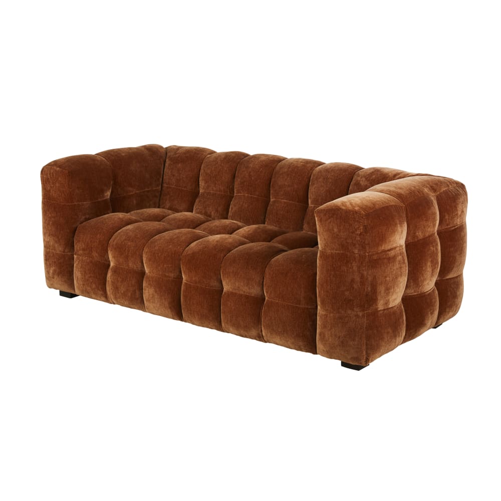 lilo - Canapé velours Marron - Vue supplémentaire 3