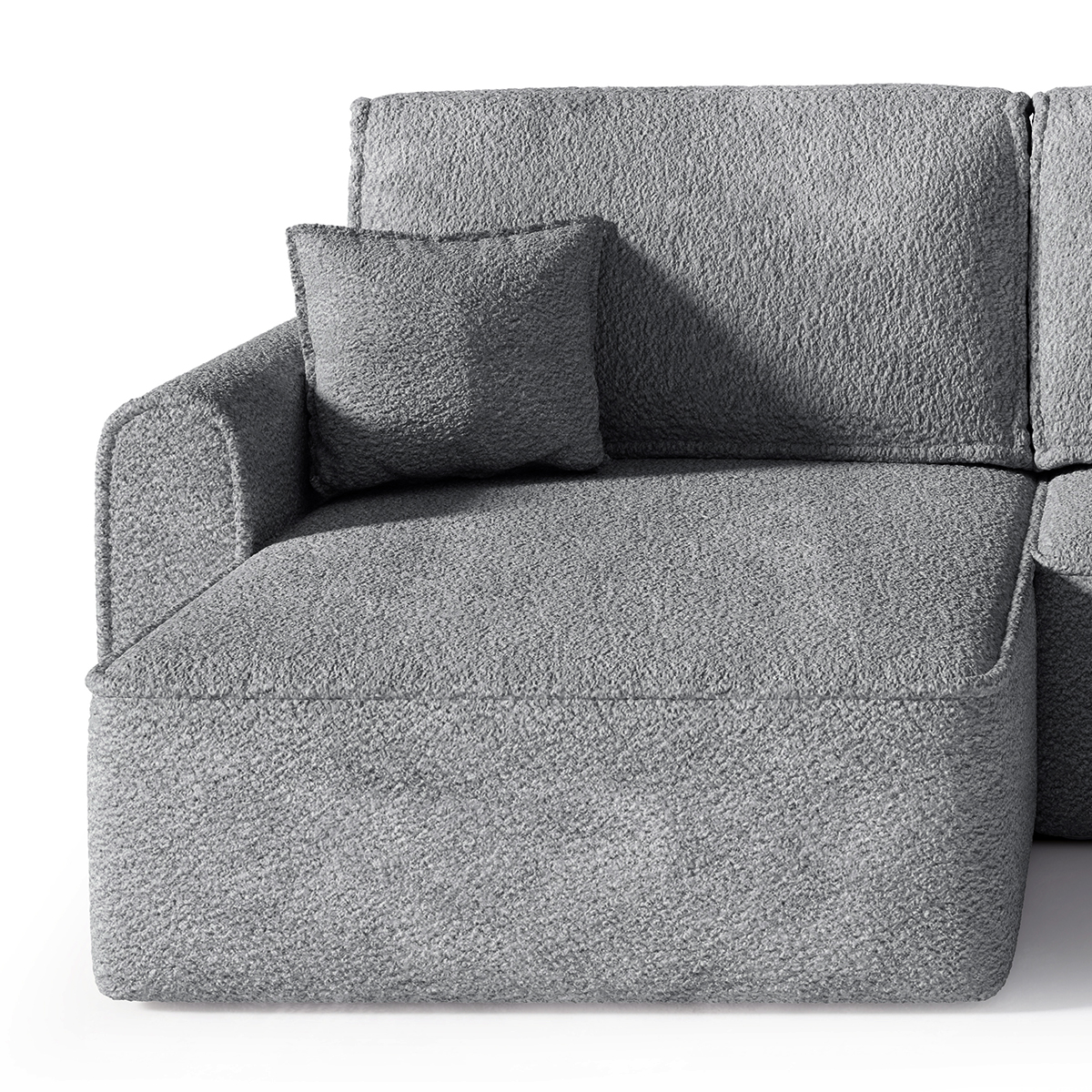 valentin - Canapé convertible Gris