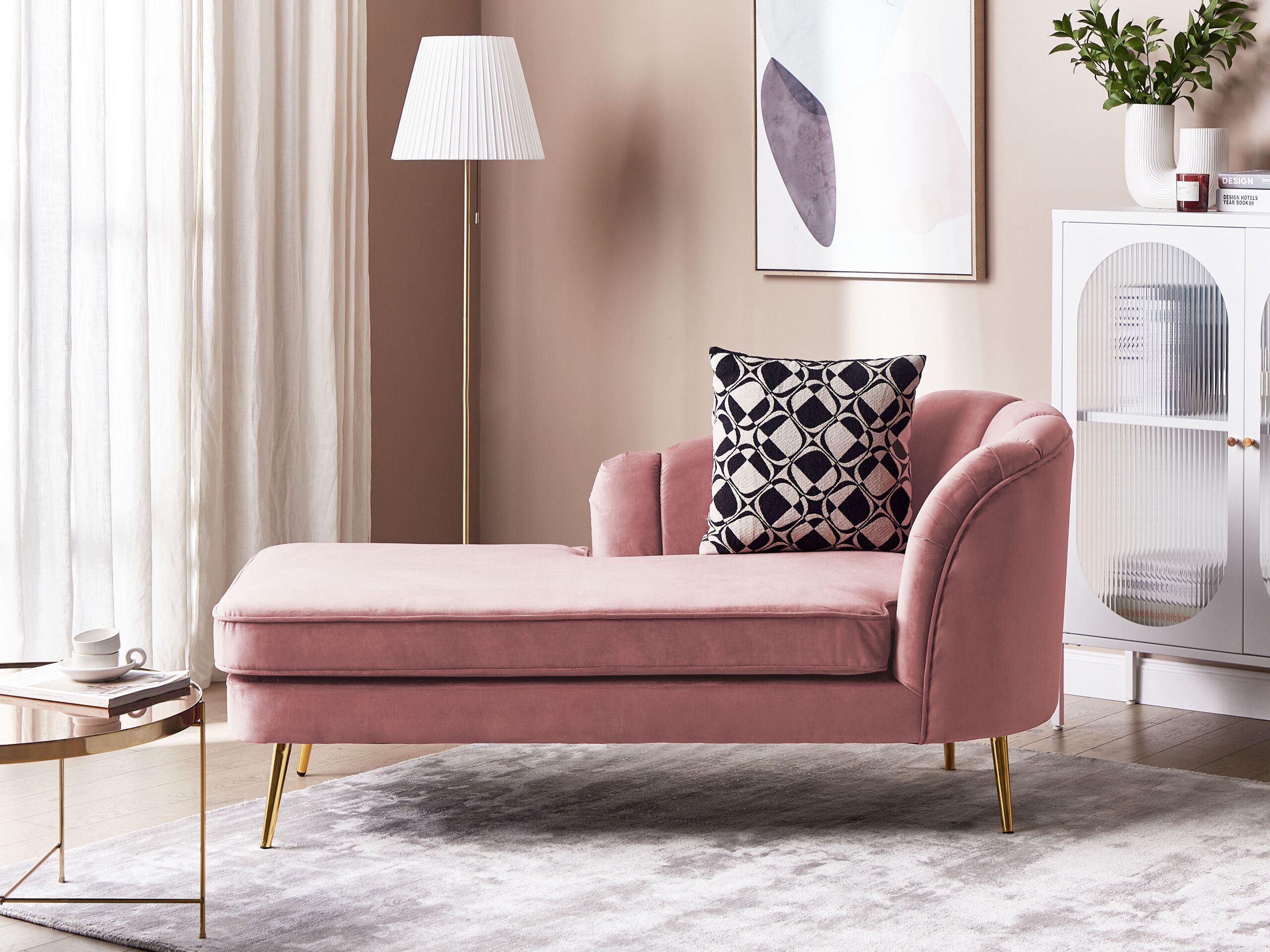 allier - Canapé Rose