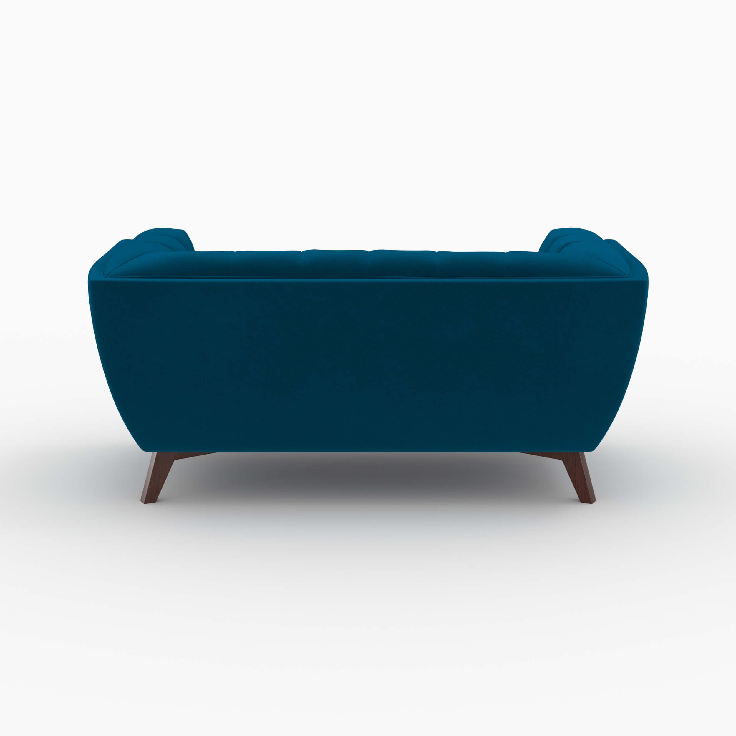 mona - Canapé velours Bleu