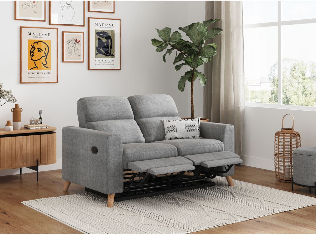 RELAXXO - Canapé de Relaxation 2 places BERTIE style Scandinave