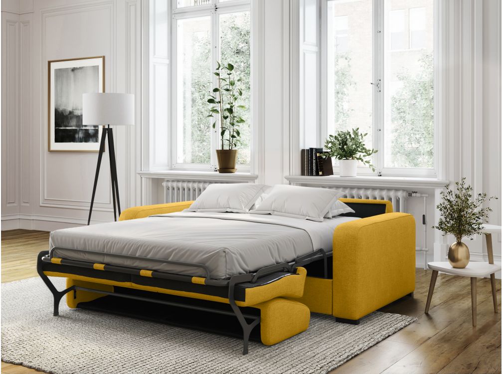 Canapé   3 places DAISY en tissu - Matelas épaisseur 13cm - Vue supplémentaire 1