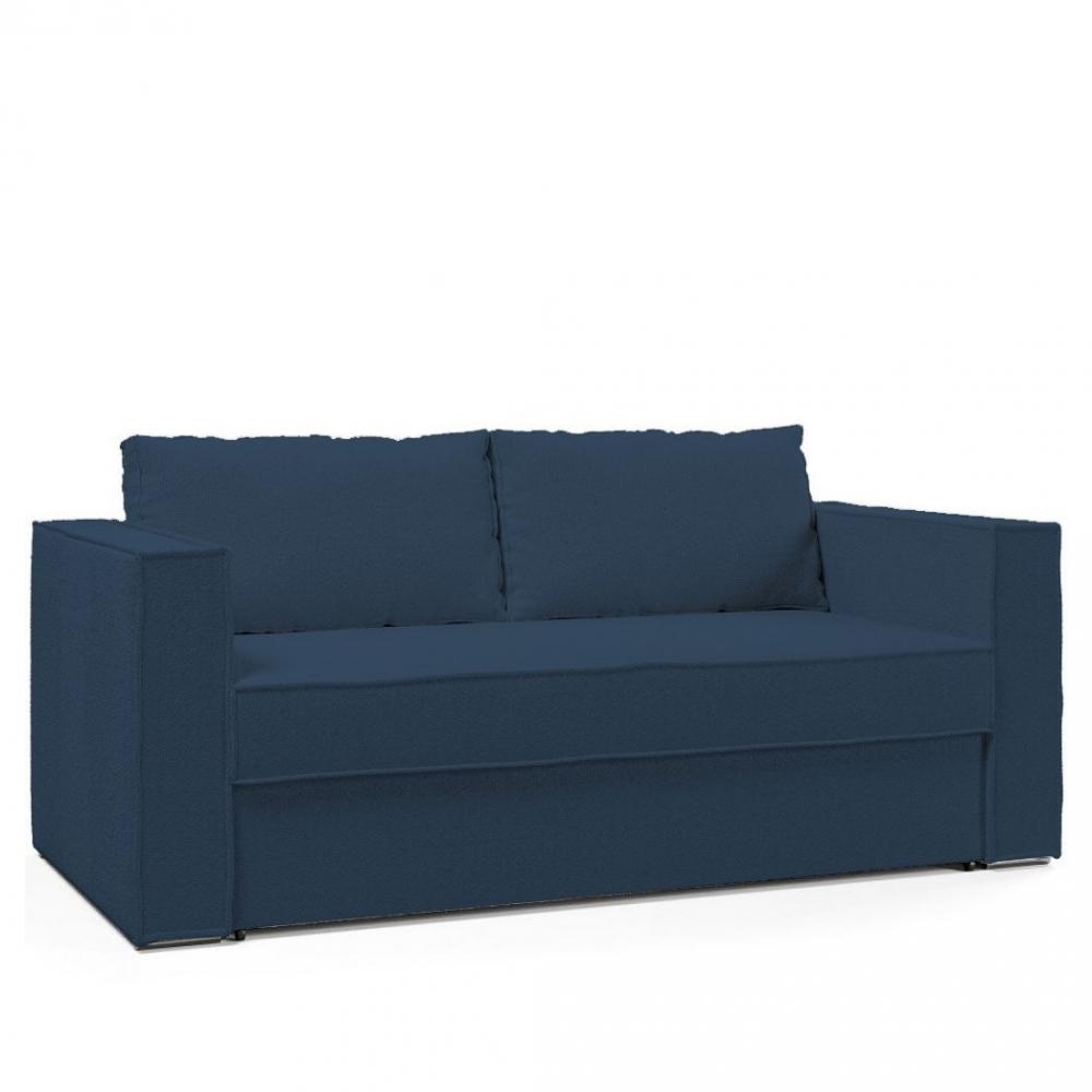 Canapé lit compact 3 places RISTRETTO 140cm matelas 16cm  express tissu tweed twist gris graphite
