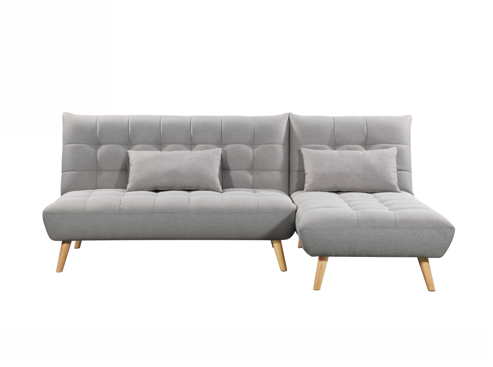 Canapé d'angle scandinave JOANA réversible et convertible