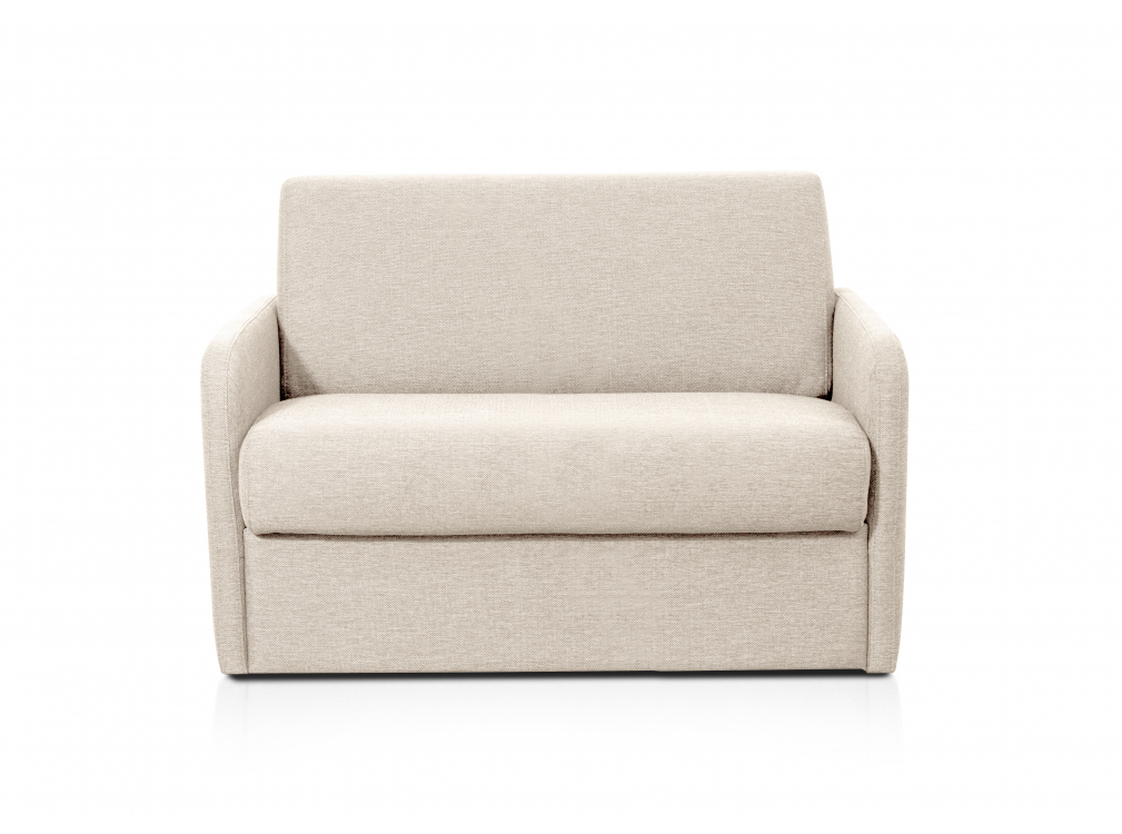 Fauteuil Convertible Express DAPHNÉ en tissu - Matelas 100x190 cm