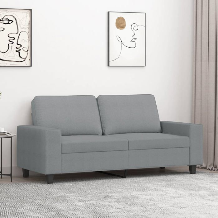 Canapé à 2 Places, Causeuse avec Accoudoirs, Siège avec Dossier Rembourré, Meuble de Salon Salle de Séjour, Moderne, 359391