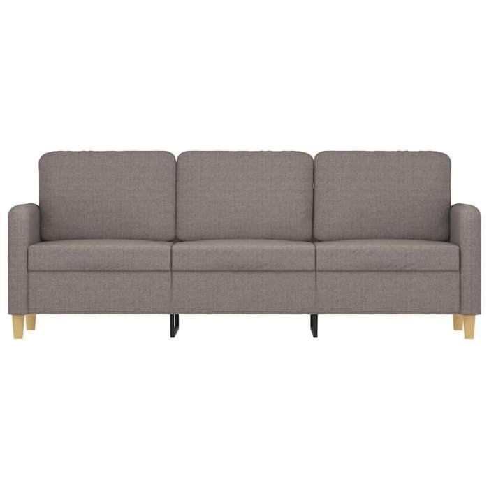 Sofa droit fixe - Clic Clac Canapé à 3 places - NEUF - Taupe 180 cm Tissu CA9158482