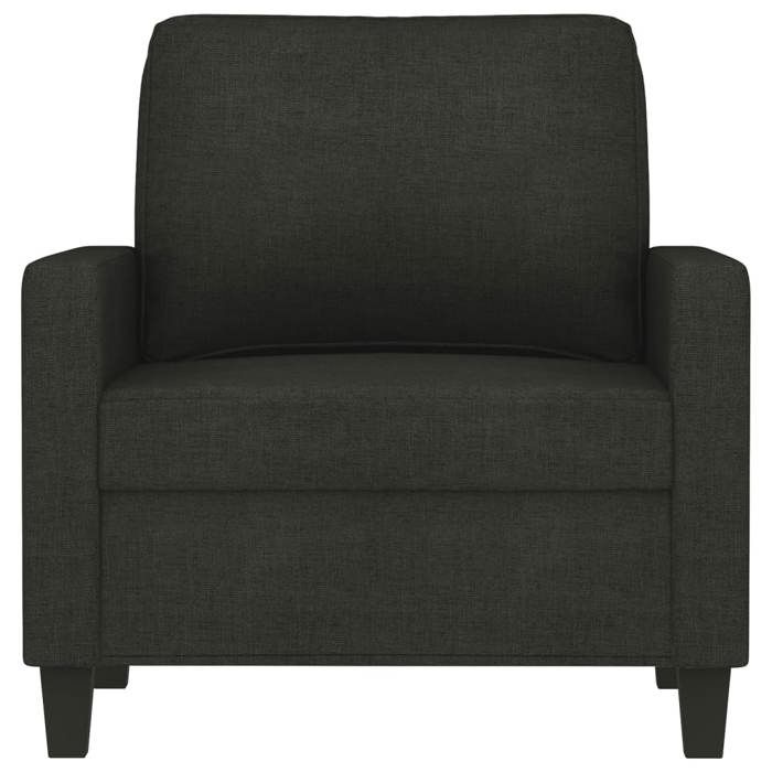 Canapé Simple - MANGO - Noir - 60 cm - Tissu 236359151