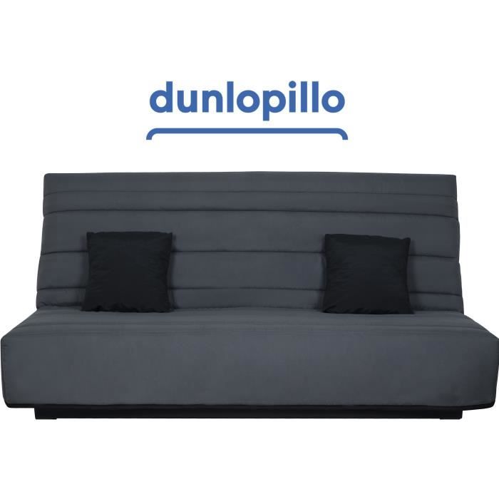 Canapé convertible Clic-Clac UB Design Axel-CC-130-P-Gris 12 Gris - Garantie 2 ans