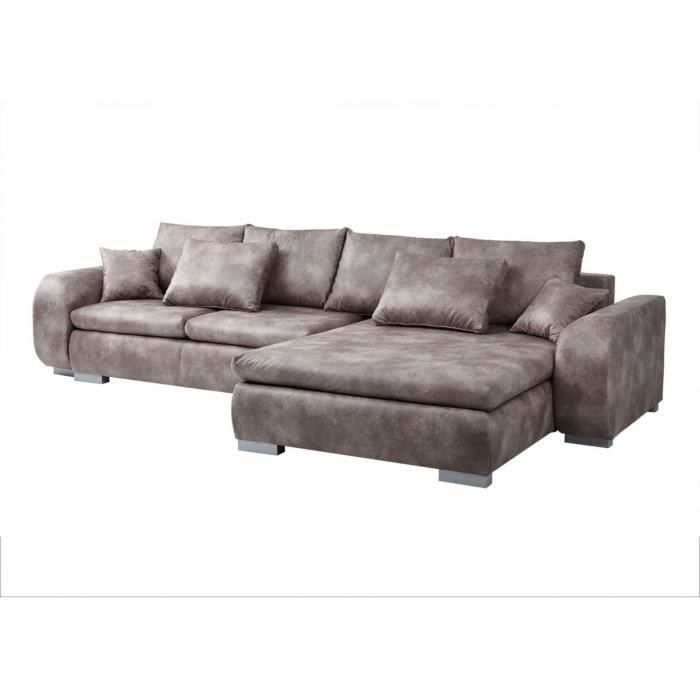 Canapé d'angle 330x178 Gris SOFAS