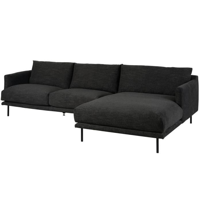 Canapé d'angle 285x161 Gris SOFAS