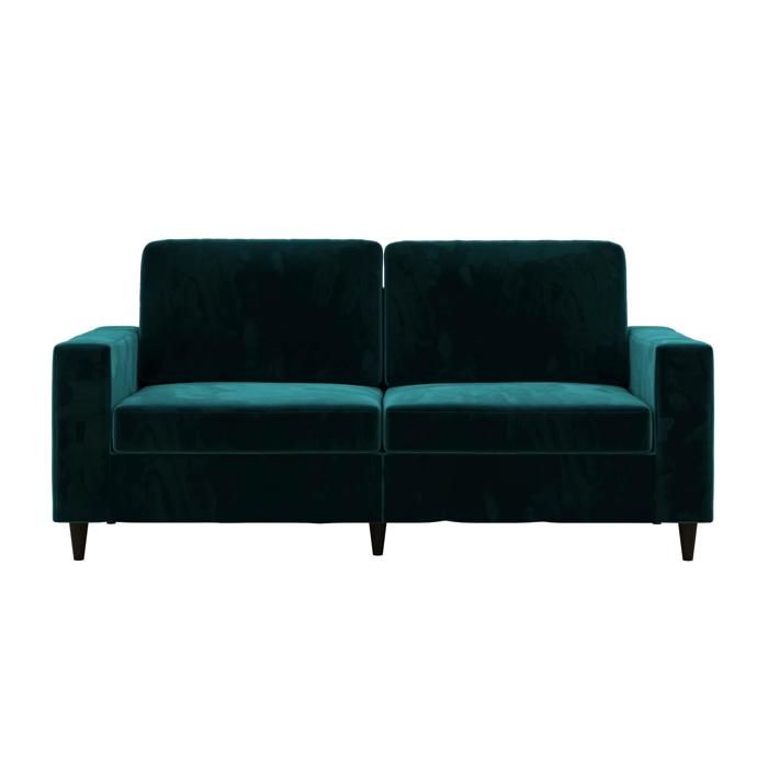 Cooper | Canapé 3 places en velours vert