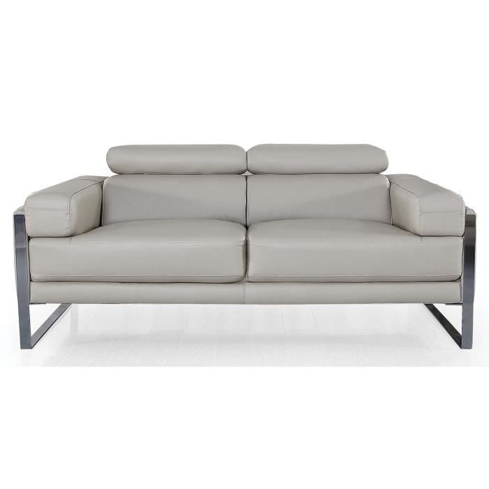 Canapé 2 places Cuir ALIYAH 94 Beige