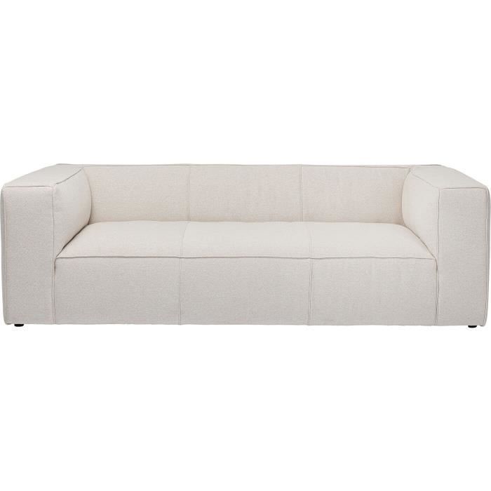 Canapé fixe - Kare Design - Cubetto 3 places - Tissu - Beige - Avec accoudoirs