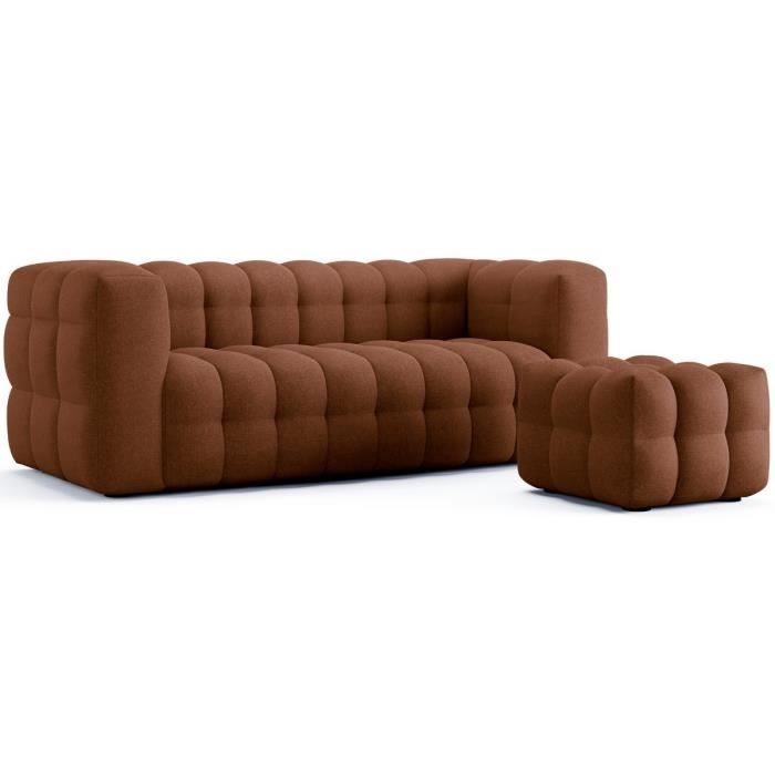 Canapé Cester 3PL+P terracotta