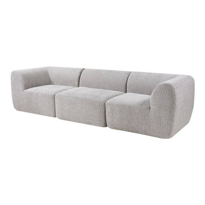 Canapé modulable 3 places Hurvas gris