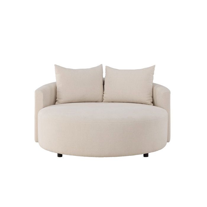 Canapé rond 150 cm en polyester Kelso
