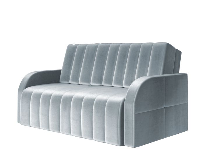 Canapé avec Fonction de Couchage Sofa avec Coffre de Rangement, Fauteuil Convertible - Montana 120 (Gris Clair - Paros 05)