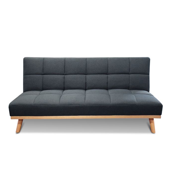 Banquette Clic Clac 3 places gris - Hellin