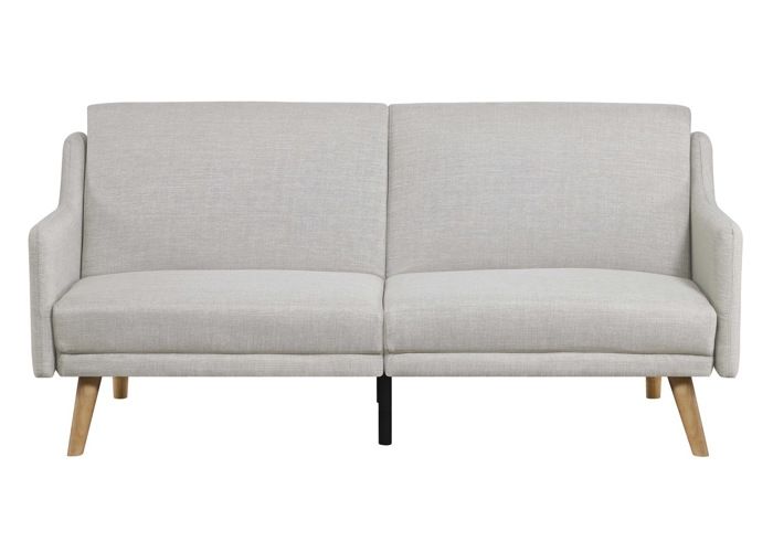 ESTER - Canapé convertible scandinave gris clair