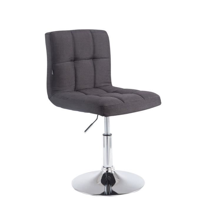 Chaise lounge Palma V2 - CLP - Noir - Réglable en hauteur - Tissu - Intérieur