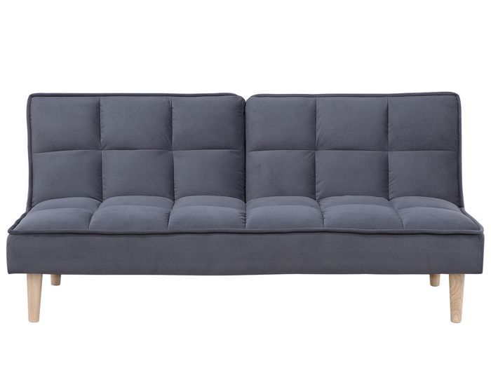 Beliani - Canapé convertible gris foncé SILJAN