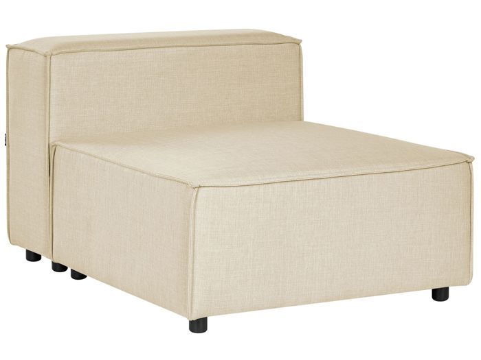Module 1 place pour canapé en lin beige APRICA